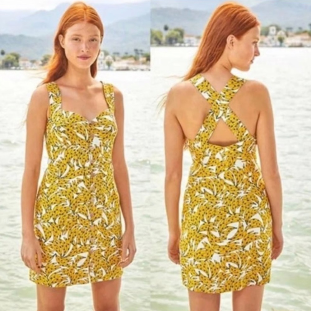 Farm Rio spotted Banana Sundress NEW sz S